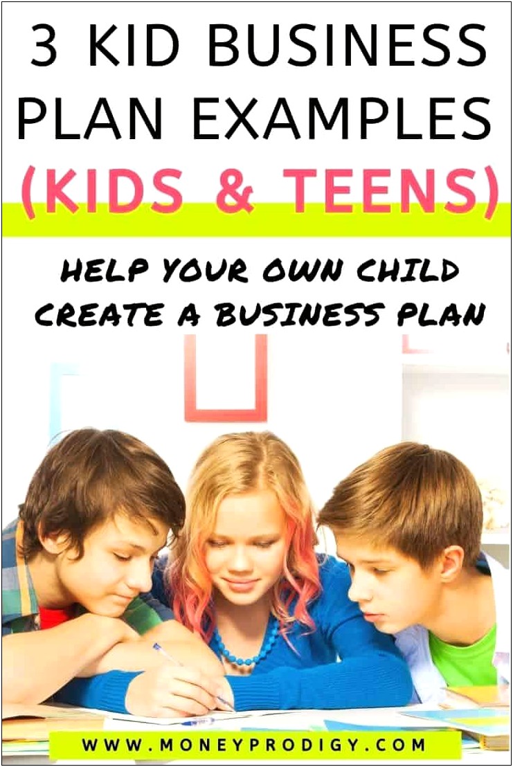 Painting Art Business For Kids Business Plan Template