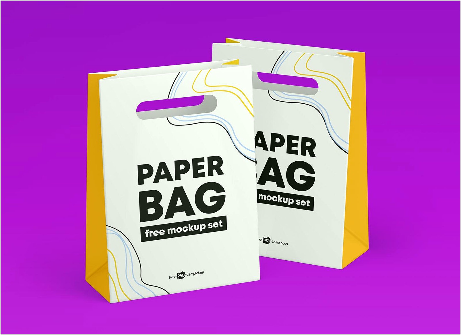 Paper Bag Die Cut Templates Download