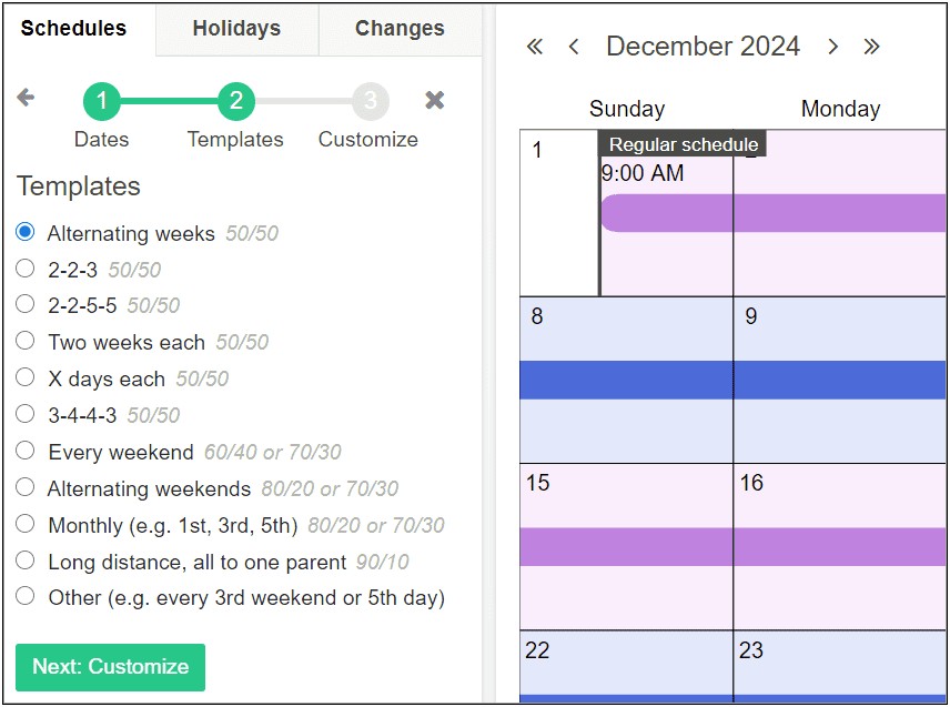 Parenting Plan Templates For Out Of State Parents