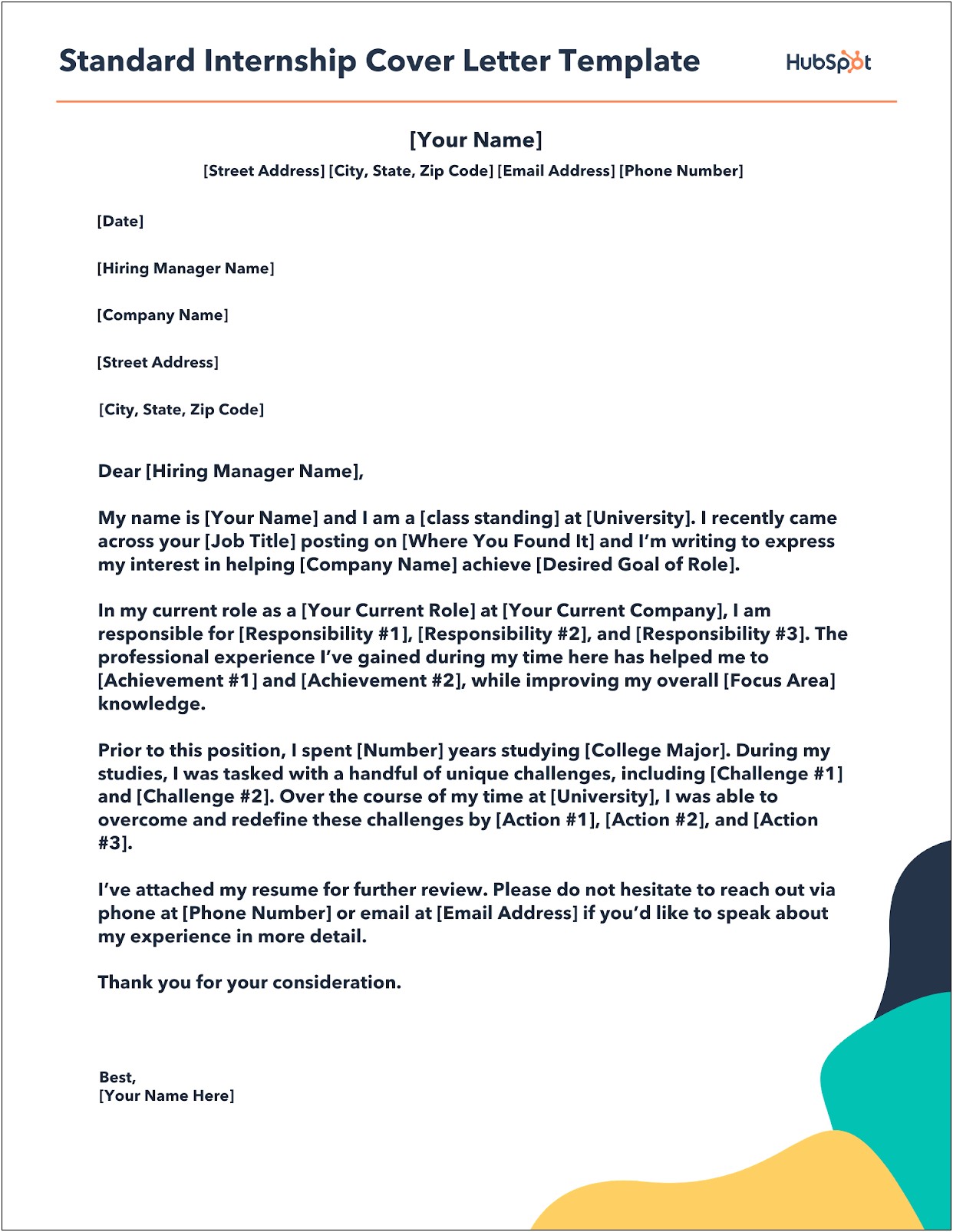 Part Time Cover Letter For Student Template