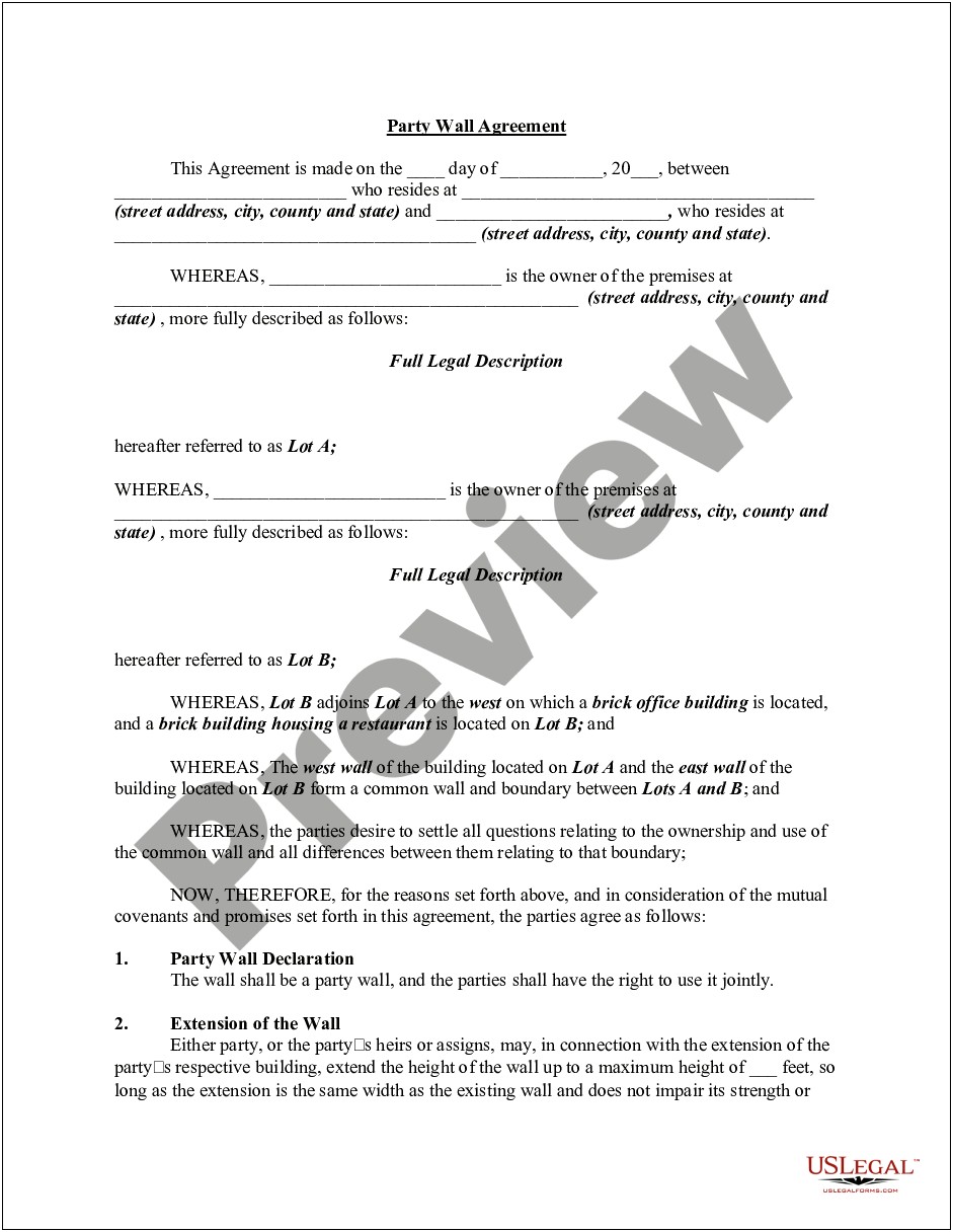 Party Wall Act Letter To Neighbour Template