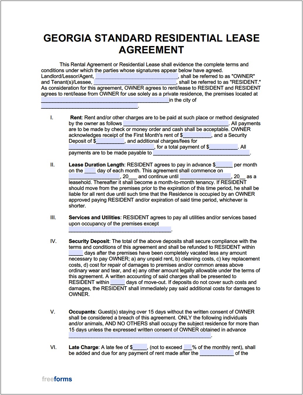 Past Due Rent Payment Plan Agreement Template