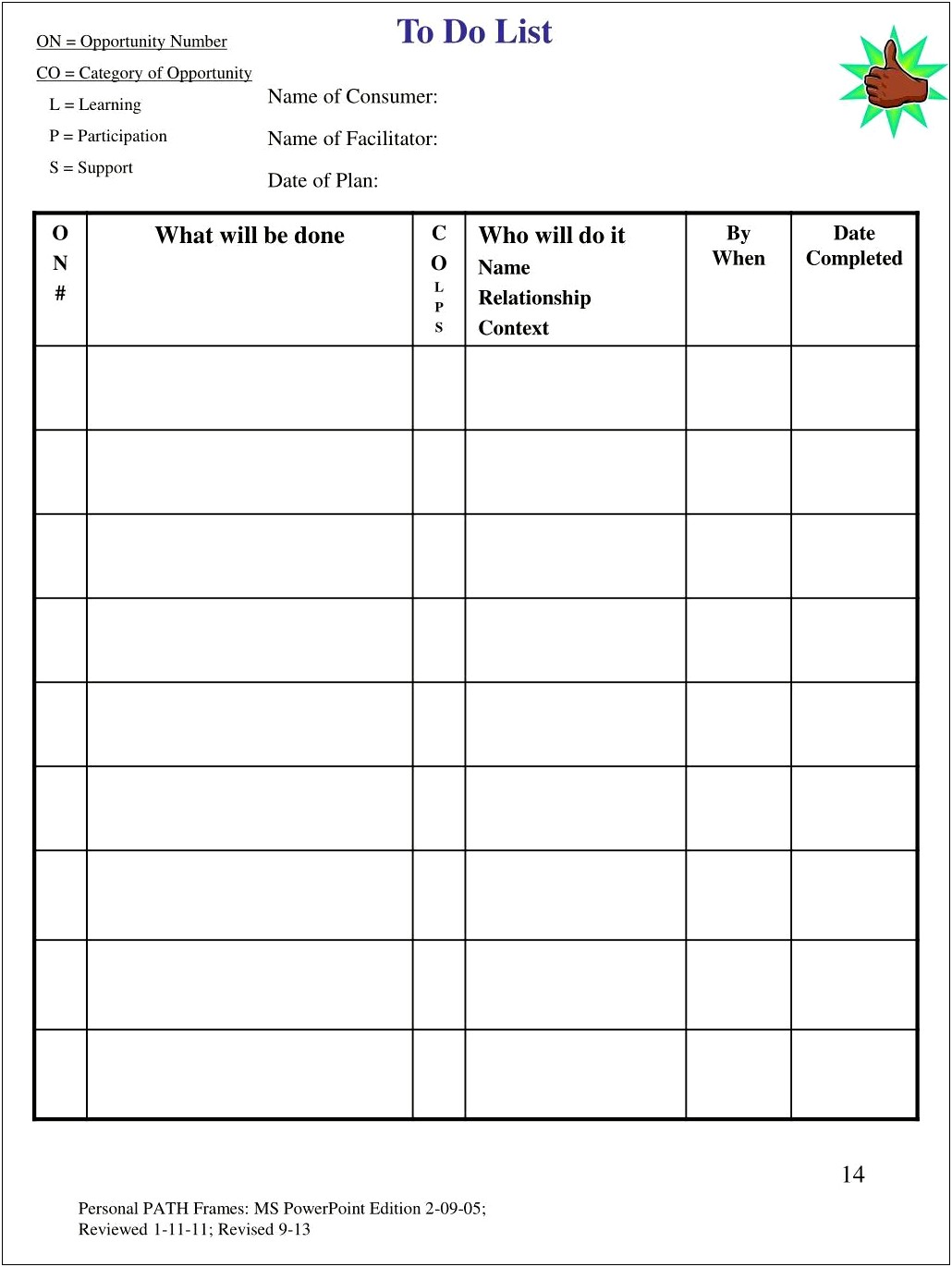 Path Planning Alternative Tomorrows With Hope Template