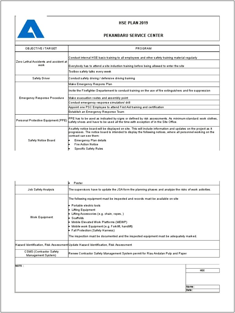 Personal Emergency Evacuation Plan Template Hse