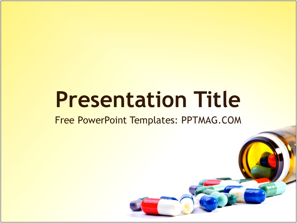 Pharmaceutical Marketing Ppt Template Free Download