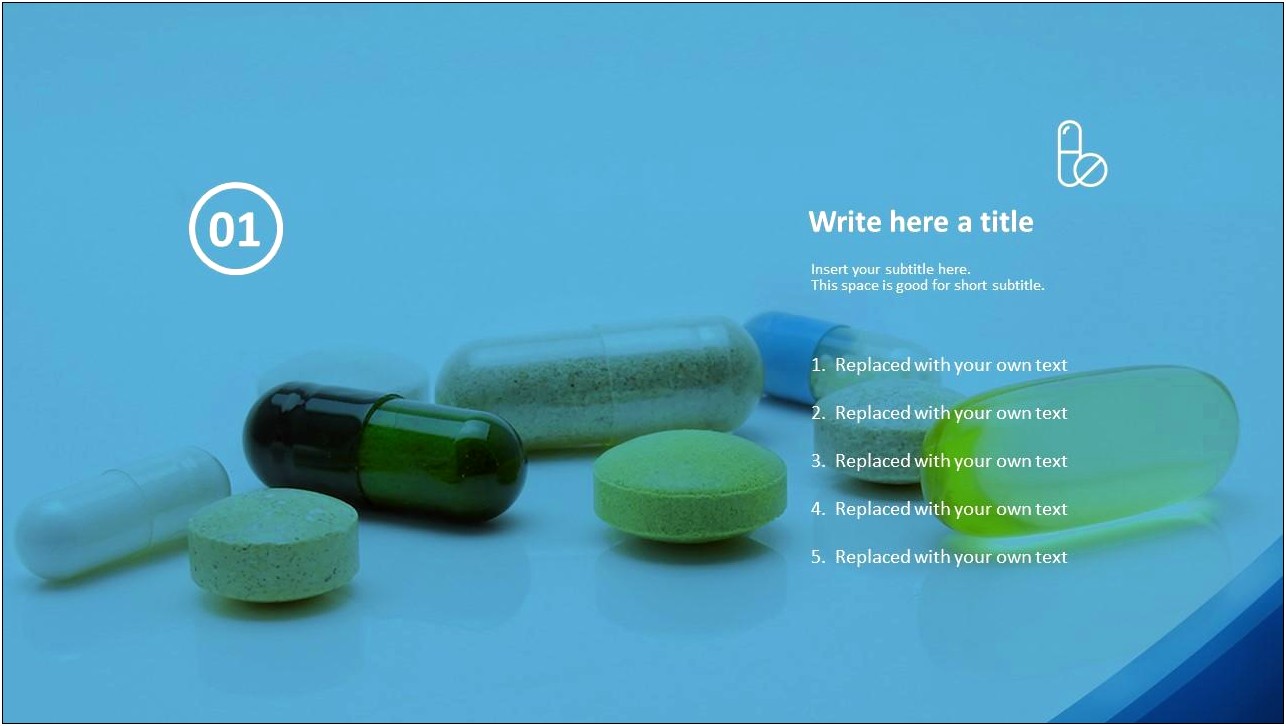 Pharmaceutical Tablets Powerpoint Templates Free Download