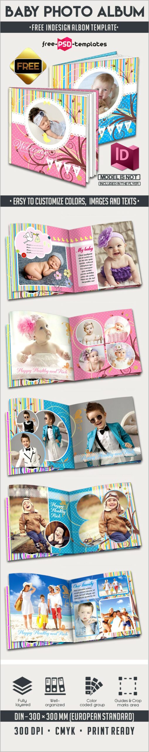 Photoshop Baby Album Templates Free Download