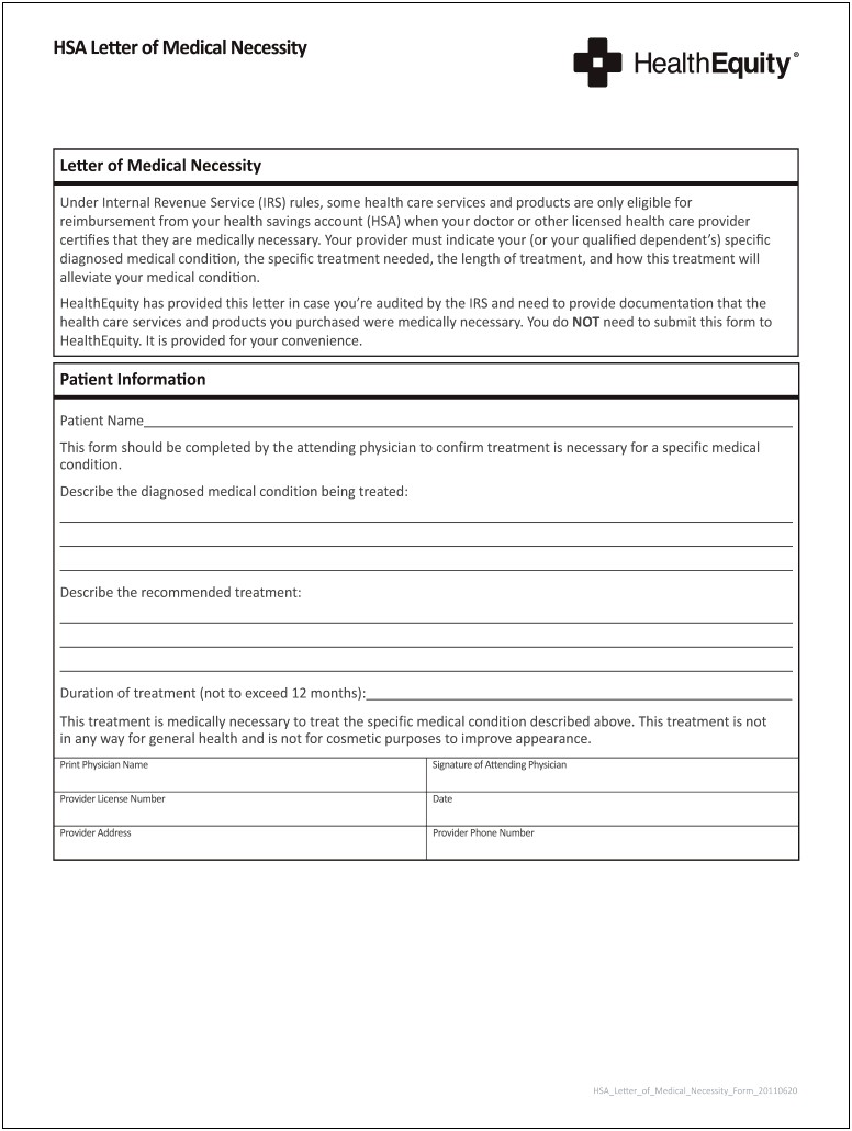 Physician Letter Of Medical Condition Template