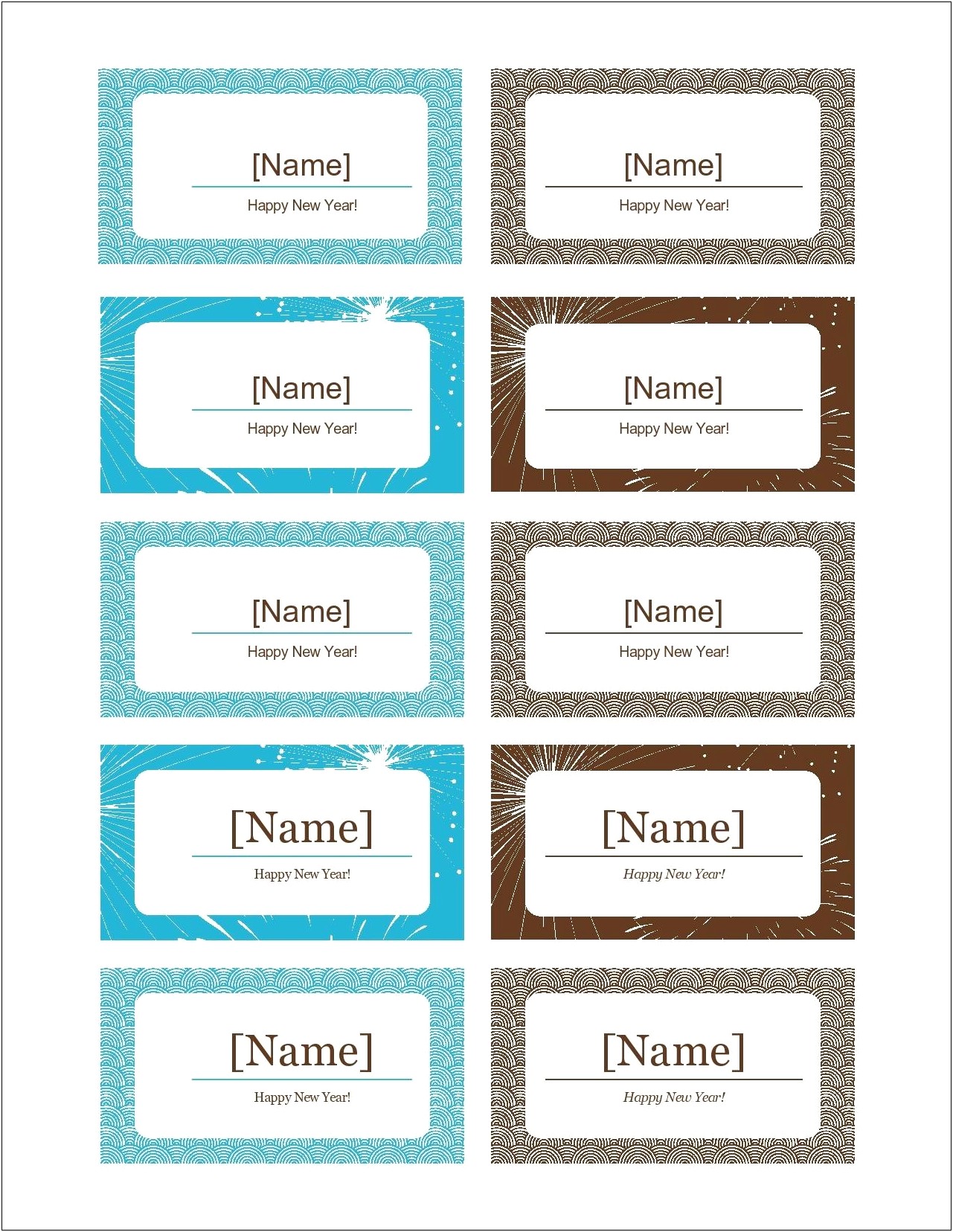 Place Card Template Microsoft Word 12 X12