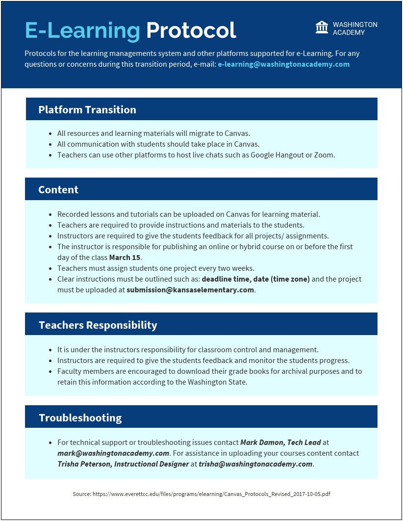 Plan Of Assistance For Teachers Template