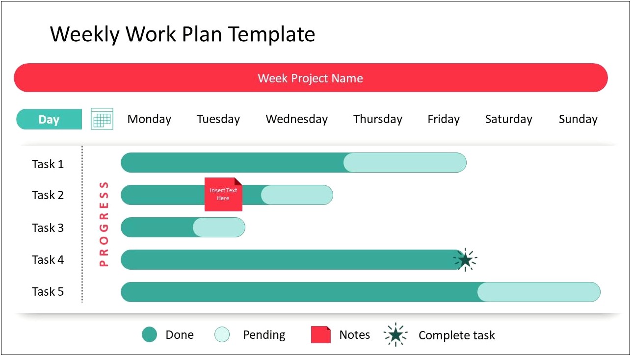 Plan Your Week Work Your Plan Template