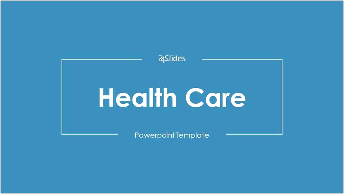 Planning Model Template Powerpoint For Healthcare