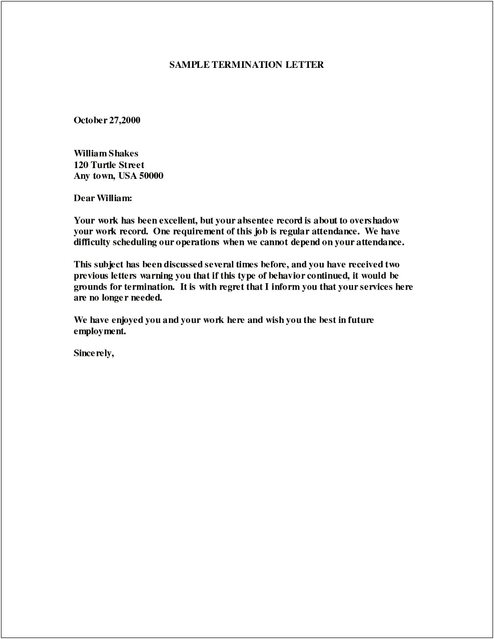 Planning Permission Letter Of Objection Template