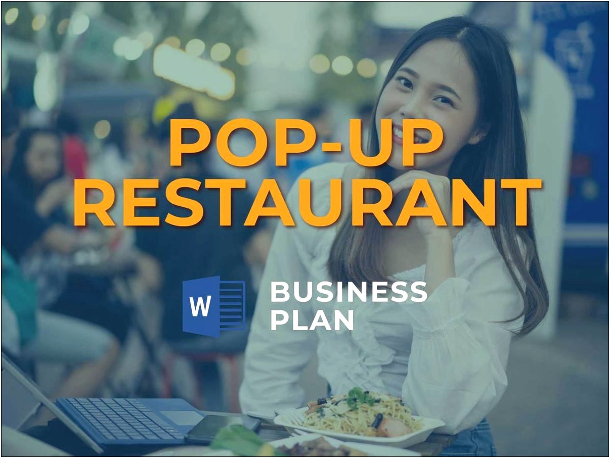 Pop Up Restaurant Business Plan Template