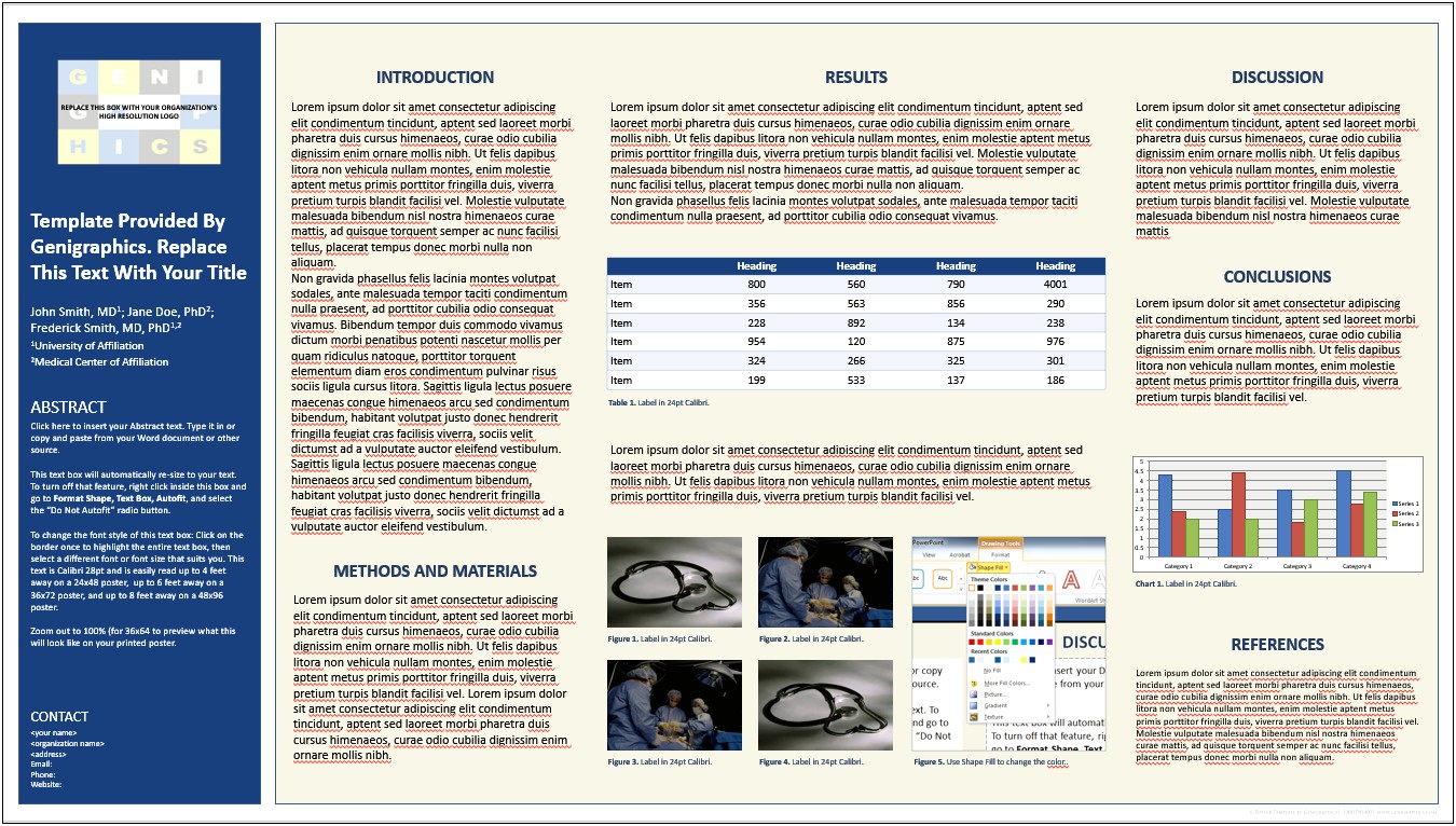 Poster Templates Download 48 X 72