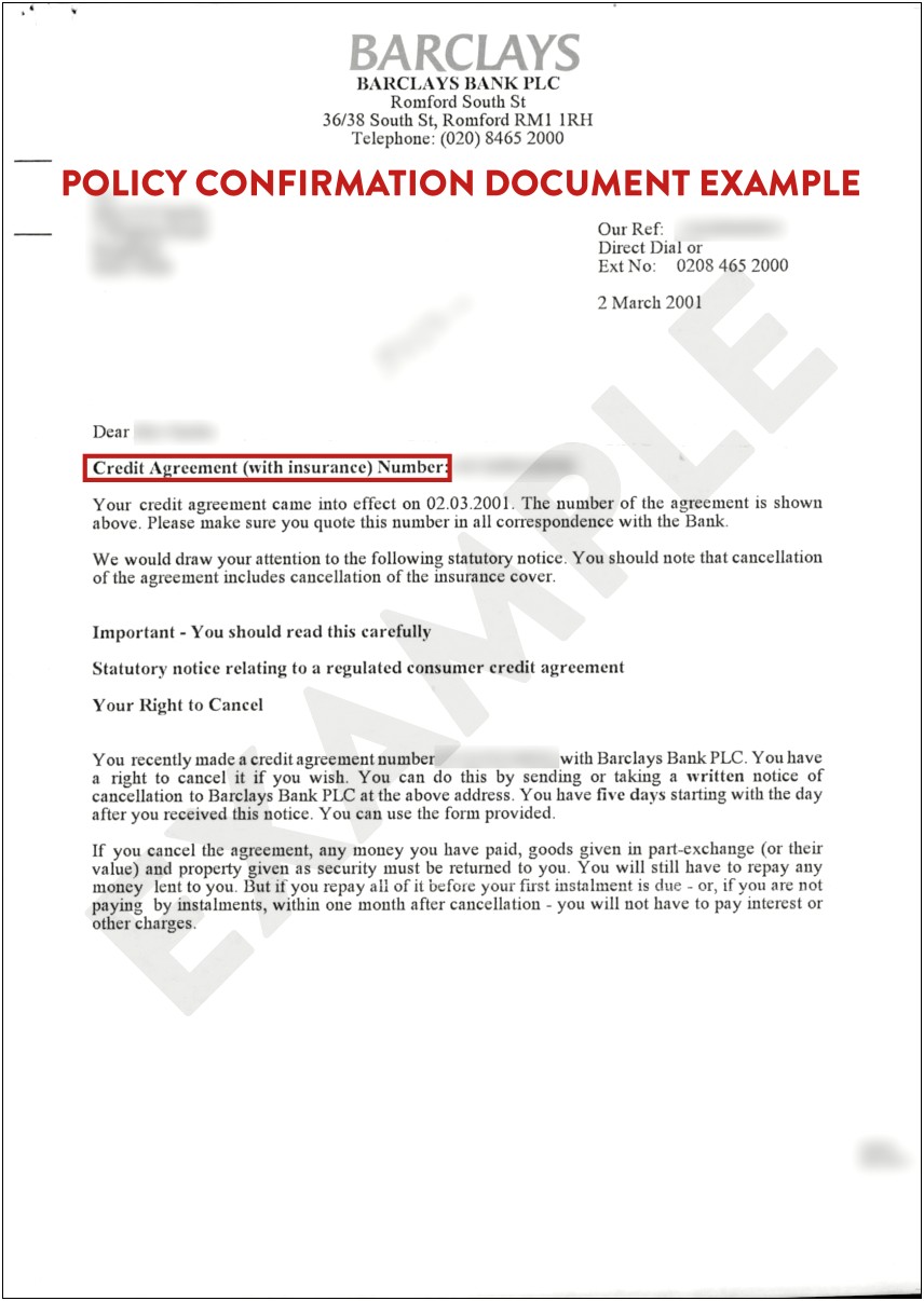 Ppi Complaint Letter Template Credit Card