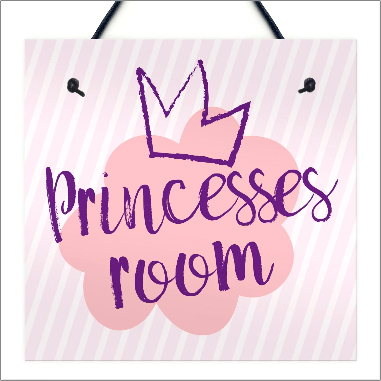 Princess Room For Door Word Template