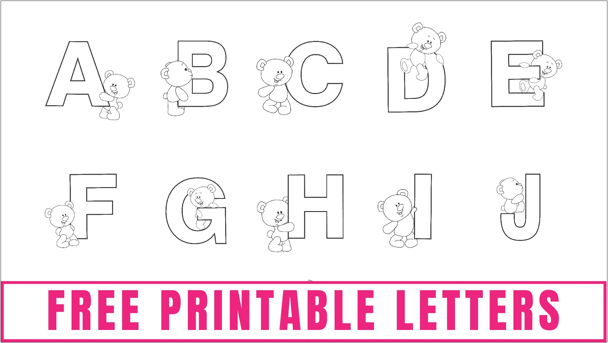 Print Template To Write Letter Of The Alphabet