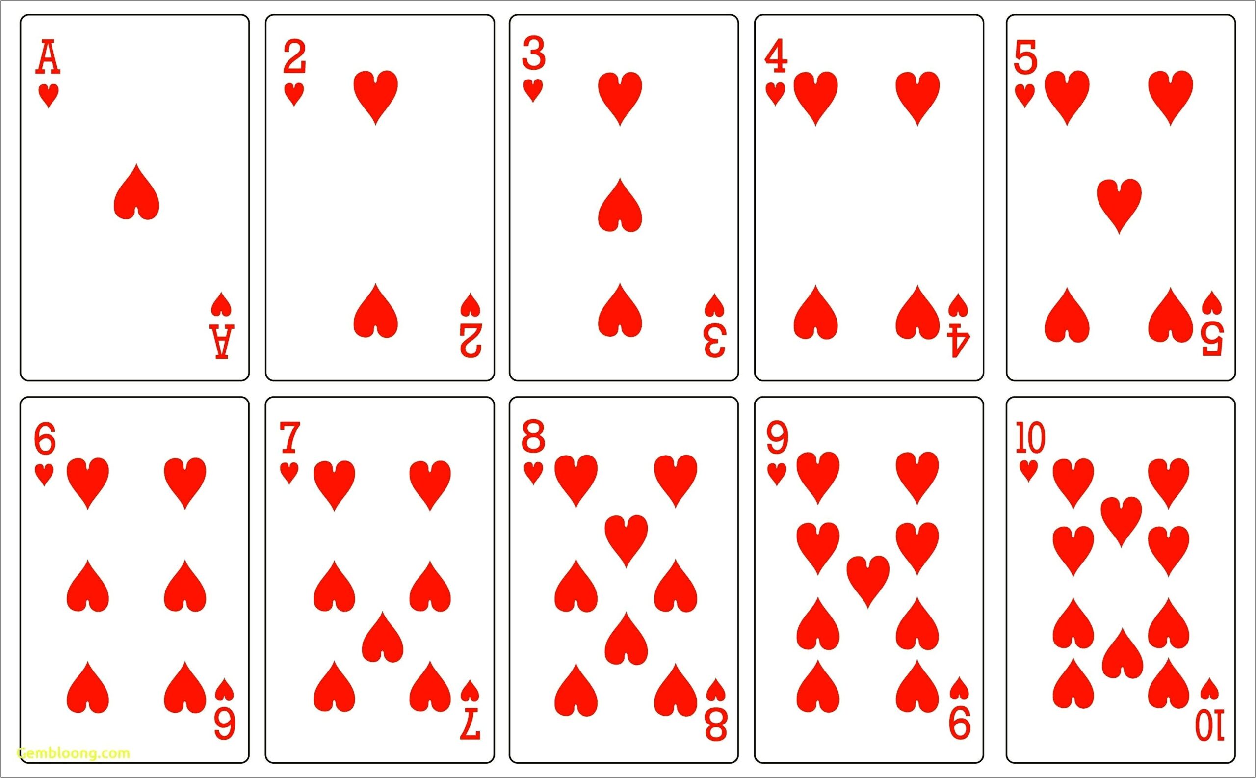 Print Your Own Playing Cards Template