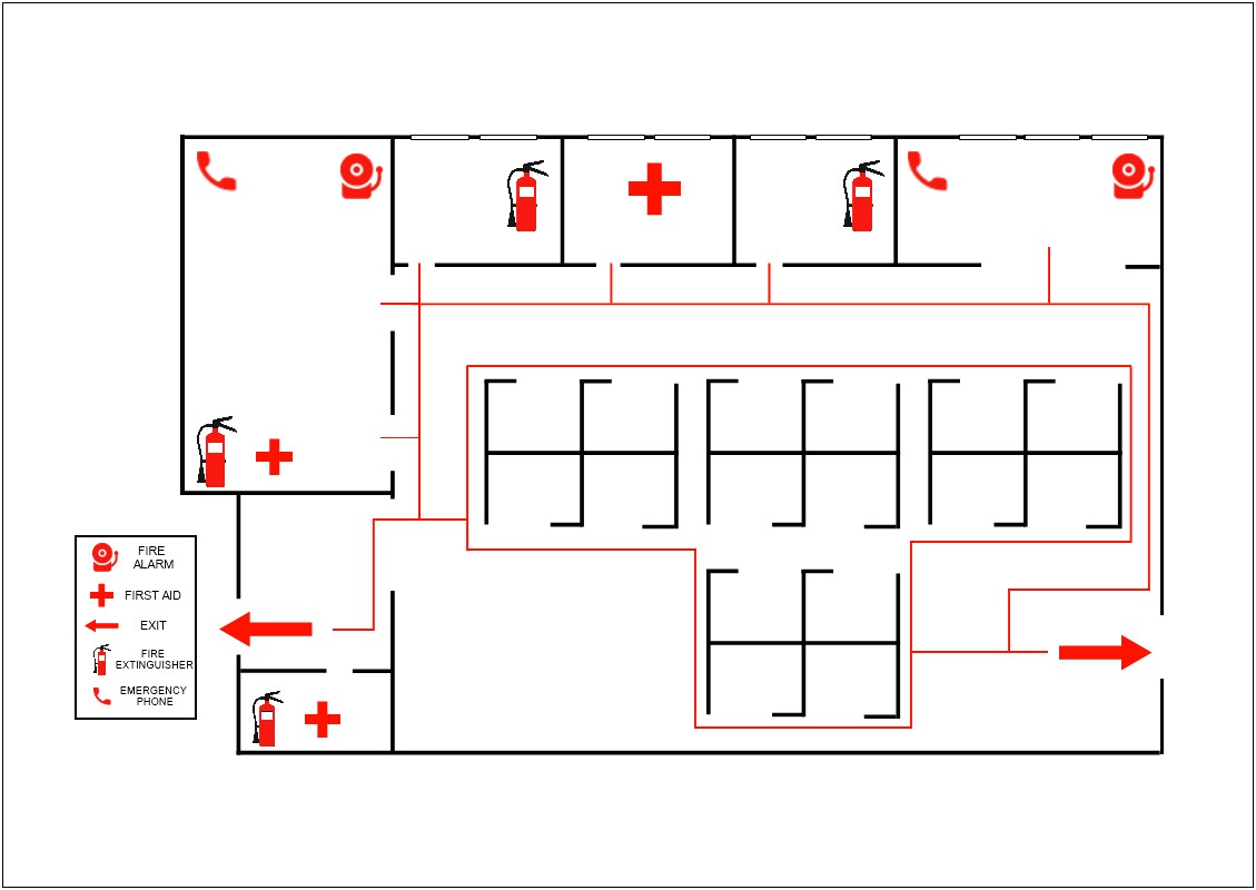 Printable Fire Escape Plan Template Free