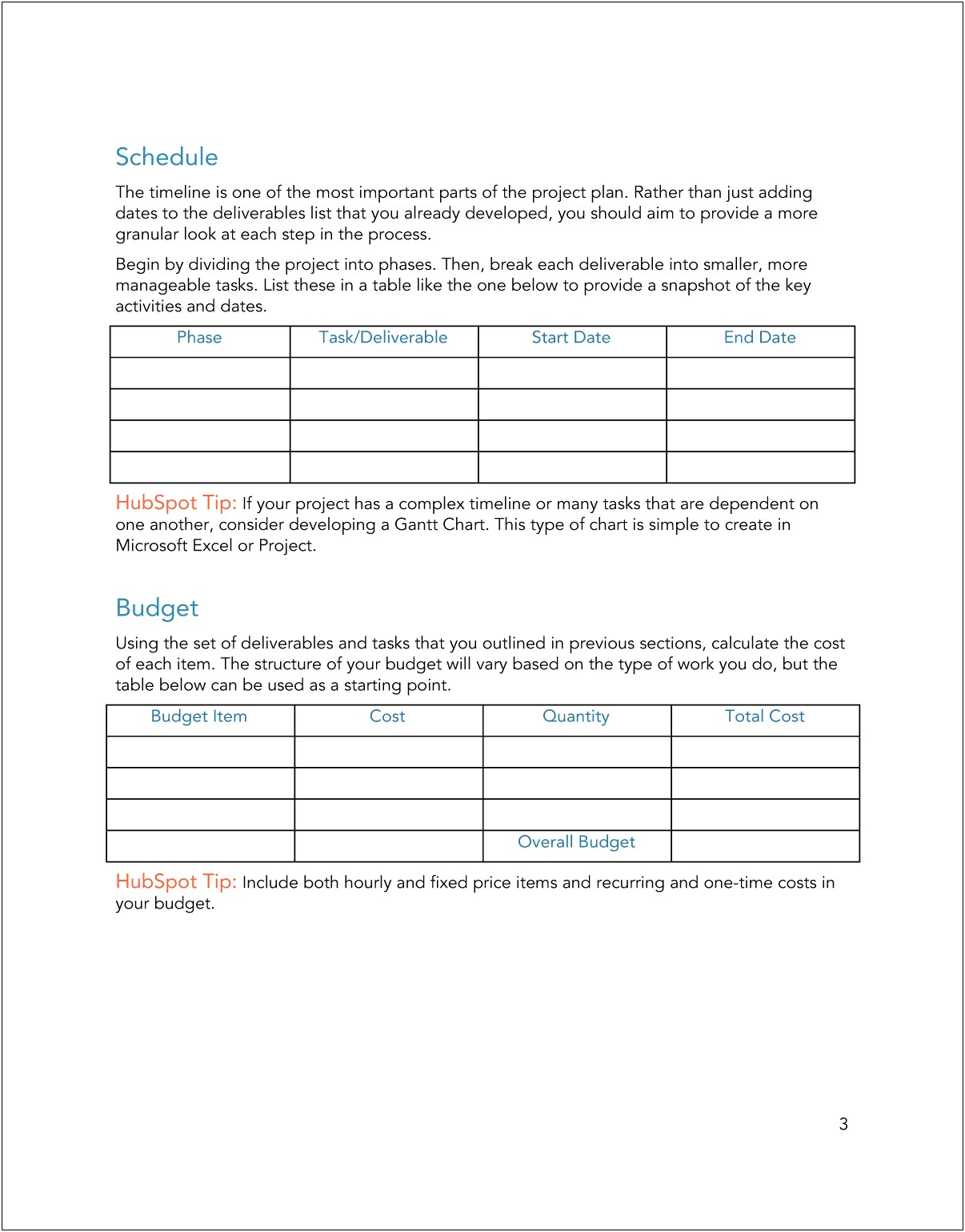 Project Management Templates Ms Word &amp