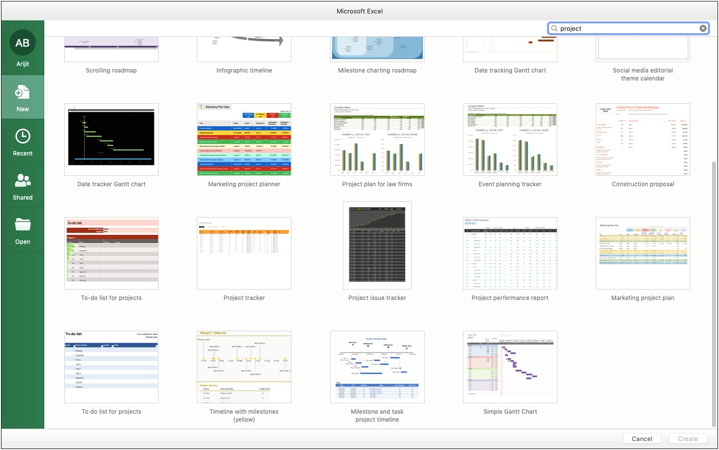 Project Plan On A Page Template Excel