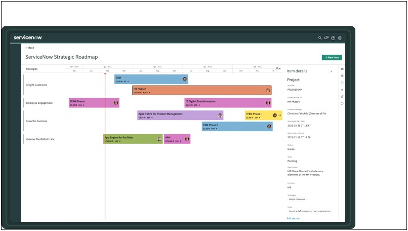 Project Scheduling Portfolio Resource Planning Template