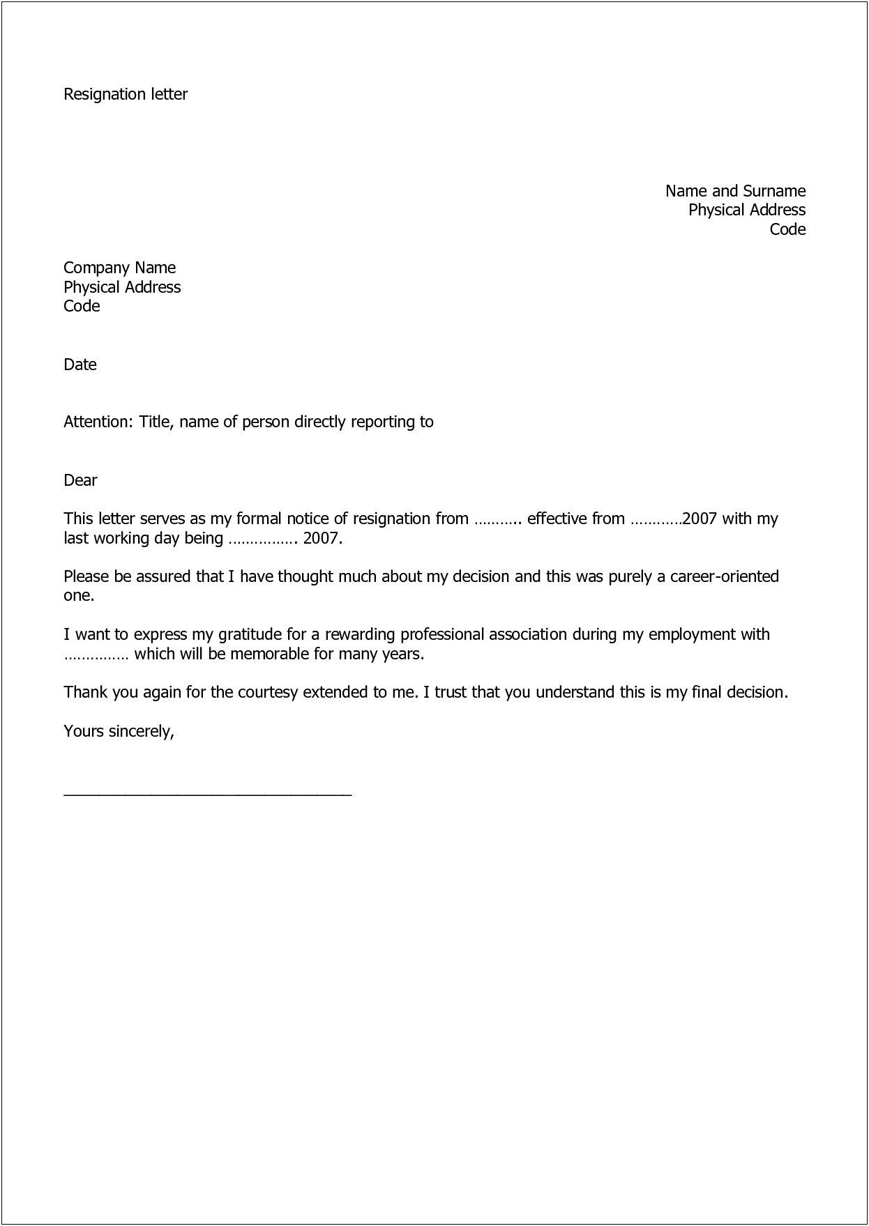 Proof Of Employment Letter Template Doc