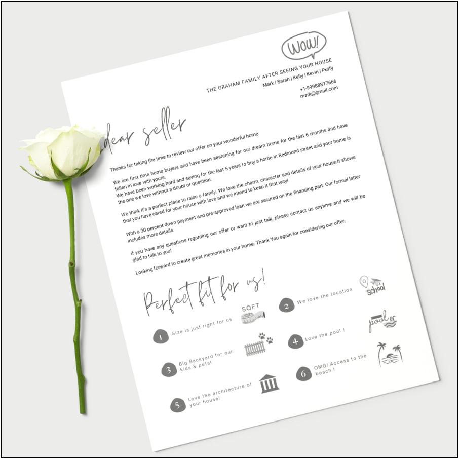 Property Purchase Offer Letter Template Us