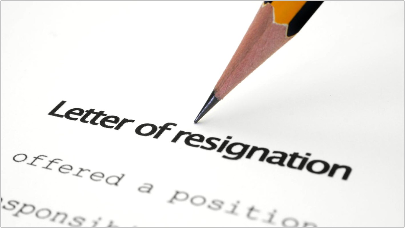 Public School Teacher Resignation Letter Templates