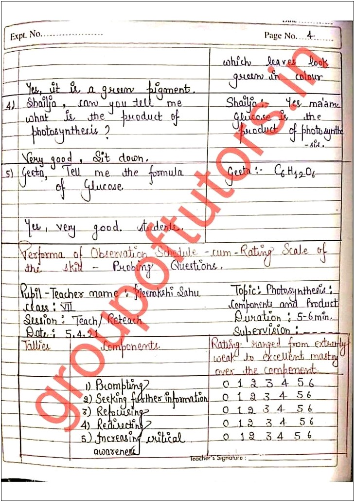 Queen's Language Lesson Plan Template