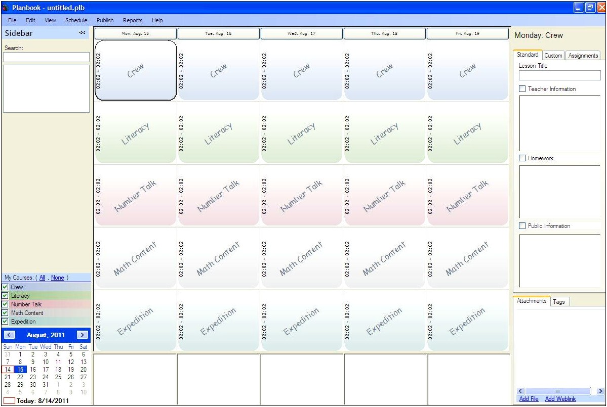 Read 180 Daily Weekly Lesson Plan Template