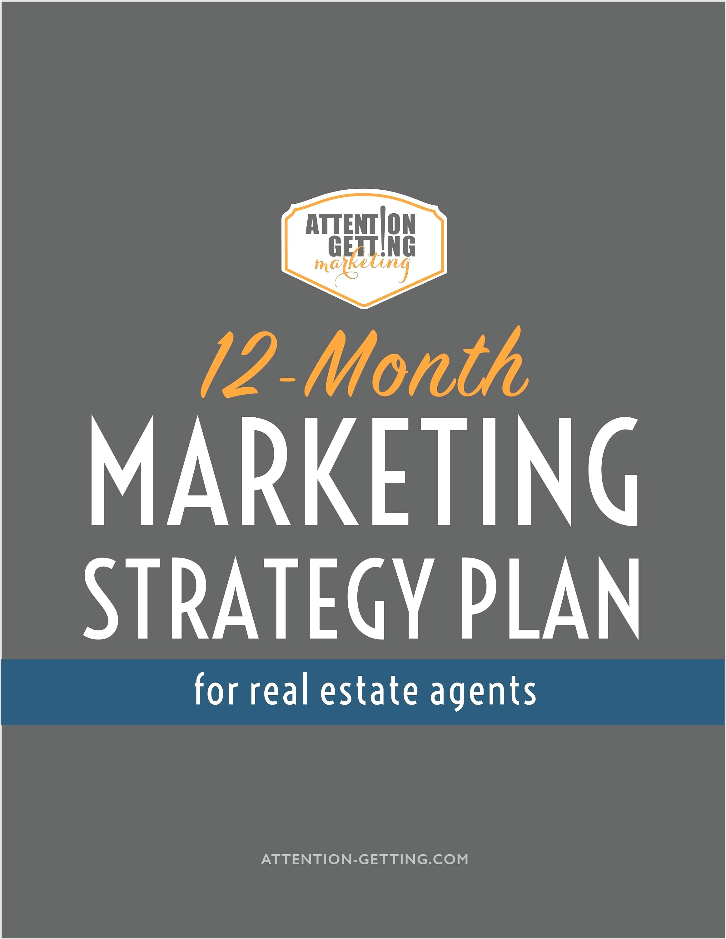 Real Estate Agent Action Plan Template