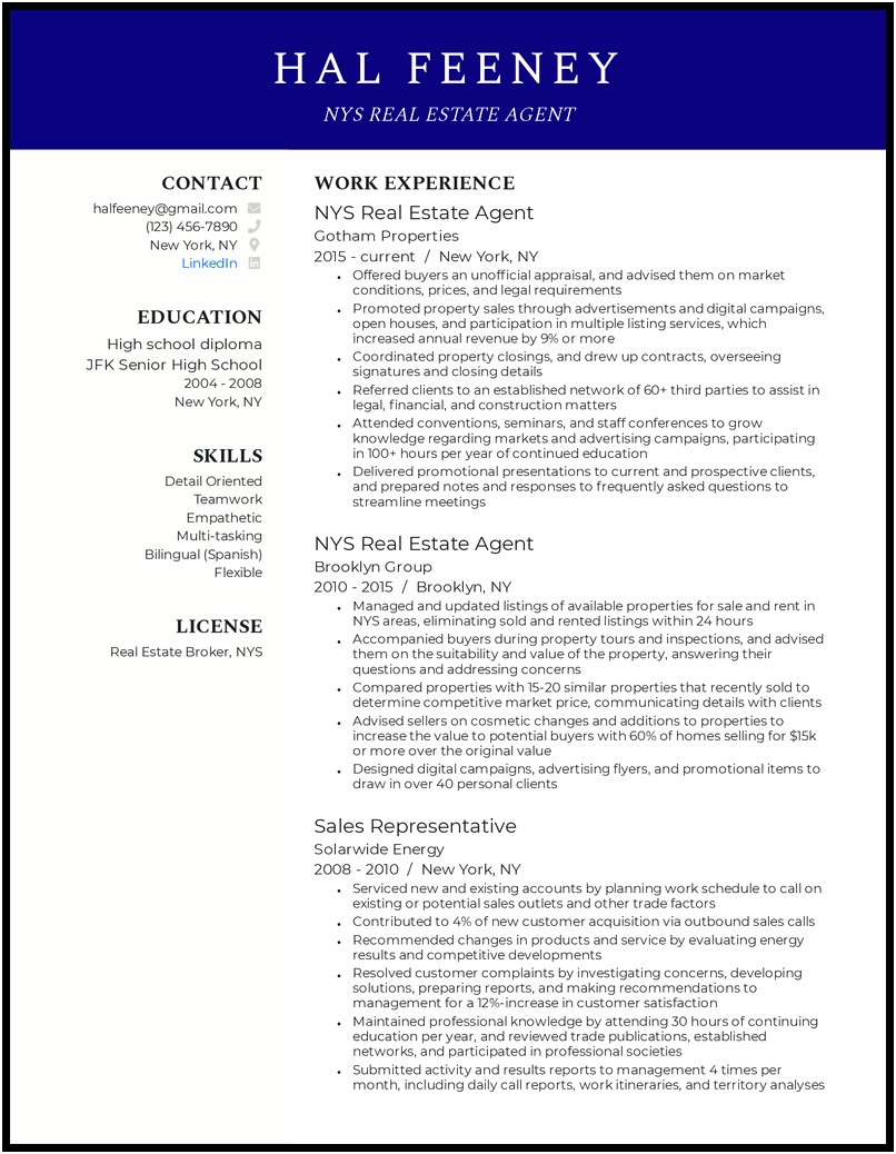 Real Estate Agent Cover Letter Template