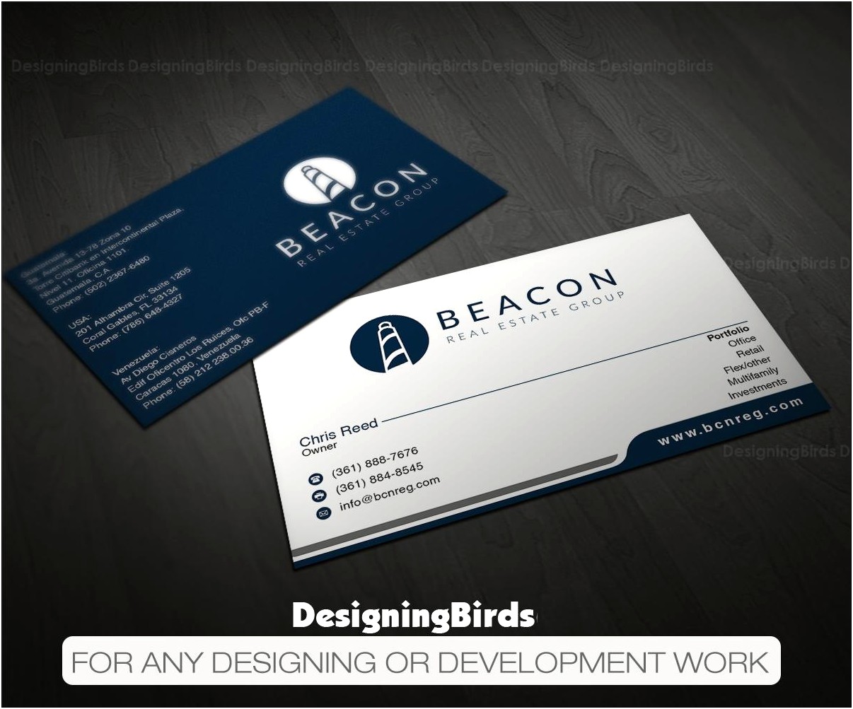 Real Estate Business Card Template Word 2010