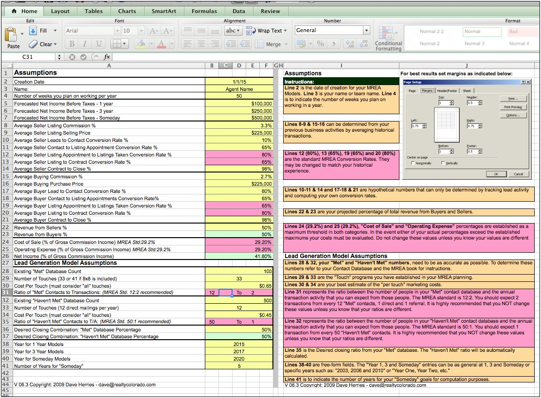 Real Estate Company Business Plan Template