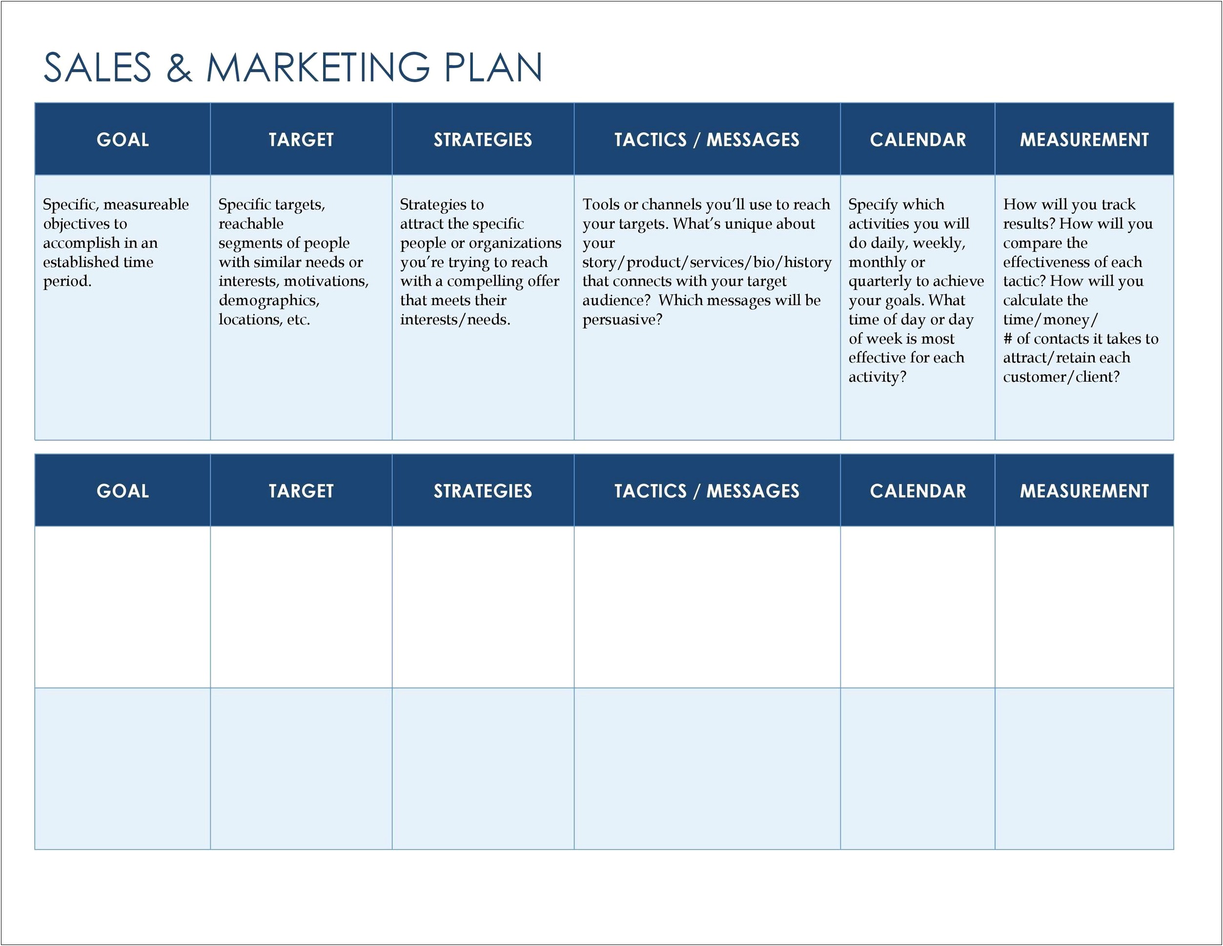 Real Estate Development Marketing Plan Template