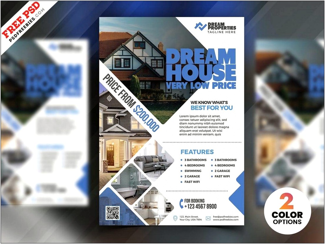 Real Estate Flyer Microsoft Word Template