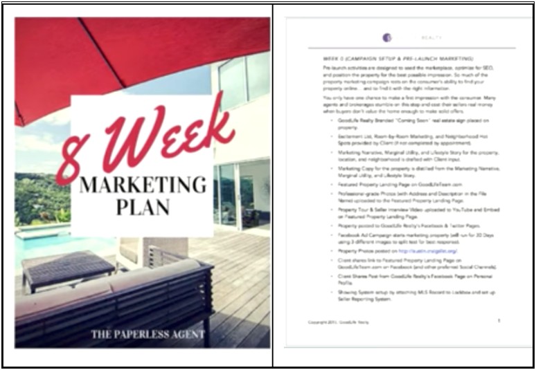 Real Estate Listing Marketing Plan Template