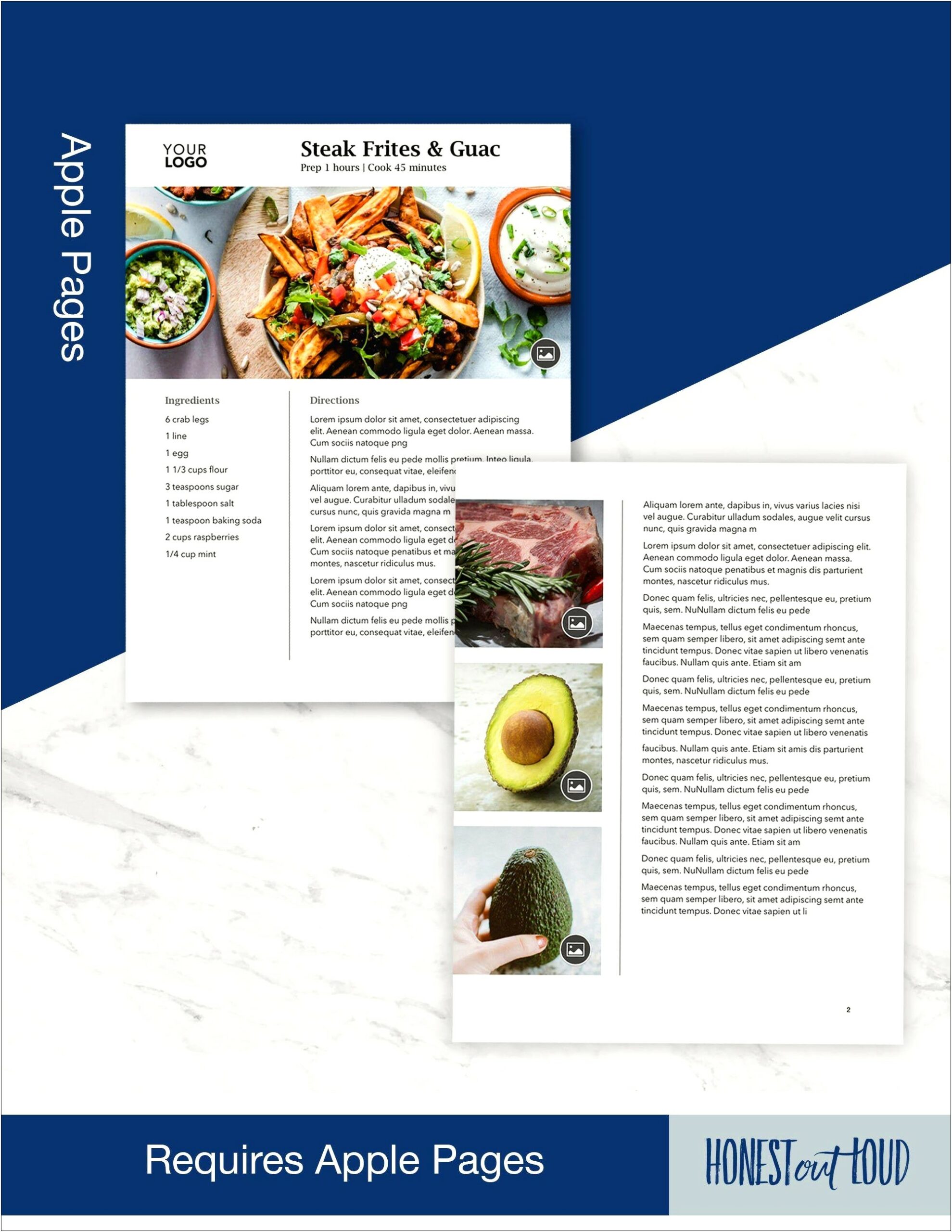 Recipe Card Template For Mac Pages