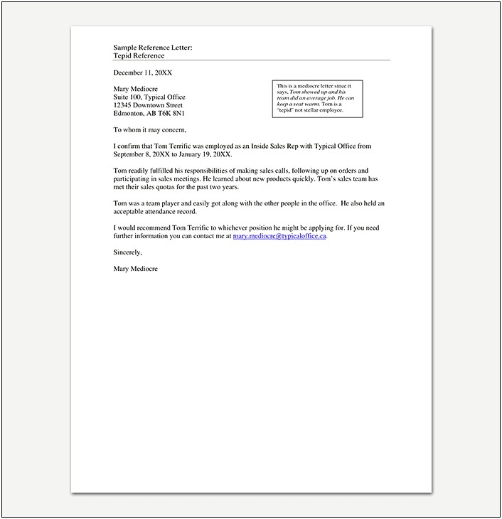 Recommendation Letter From Mentor For College Scholarship Template