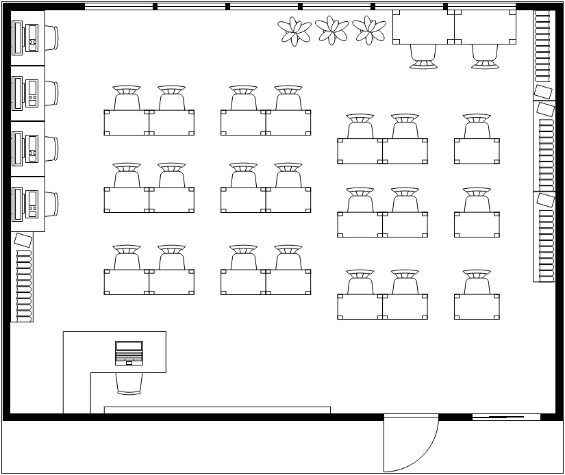 Rectangle Table Seating Chart Template Microsoft Word