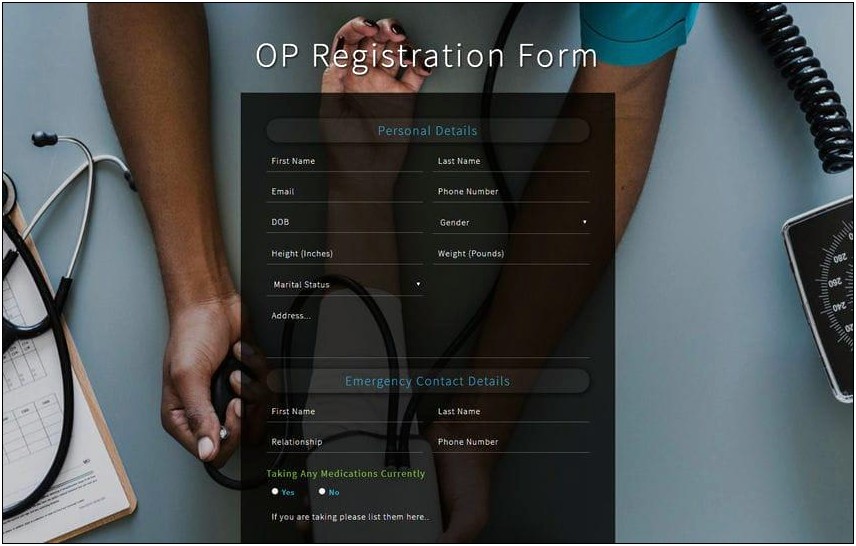 Register Form Html Template Free Download