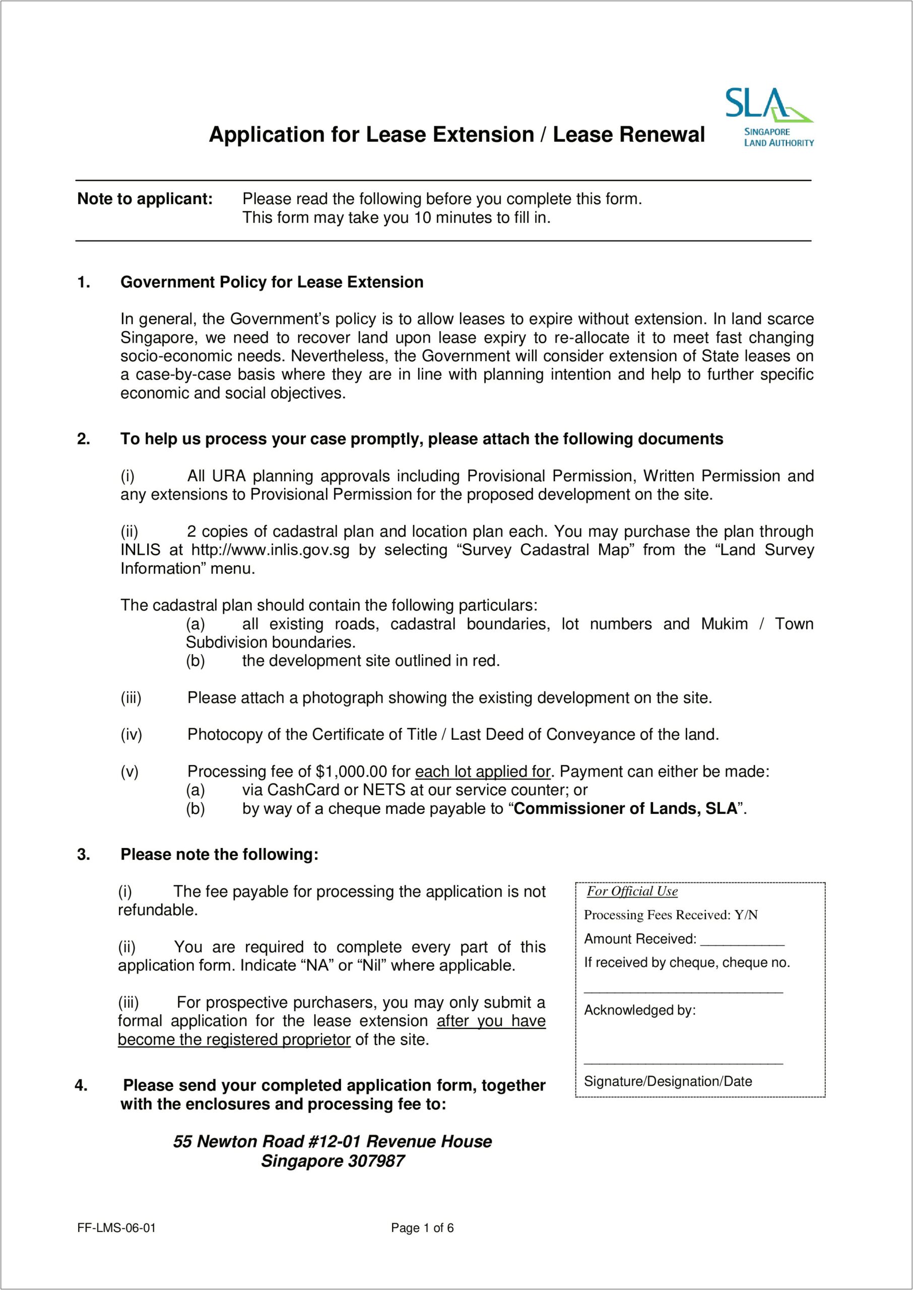 Renewal Of Tenancy Agreement Letter Template