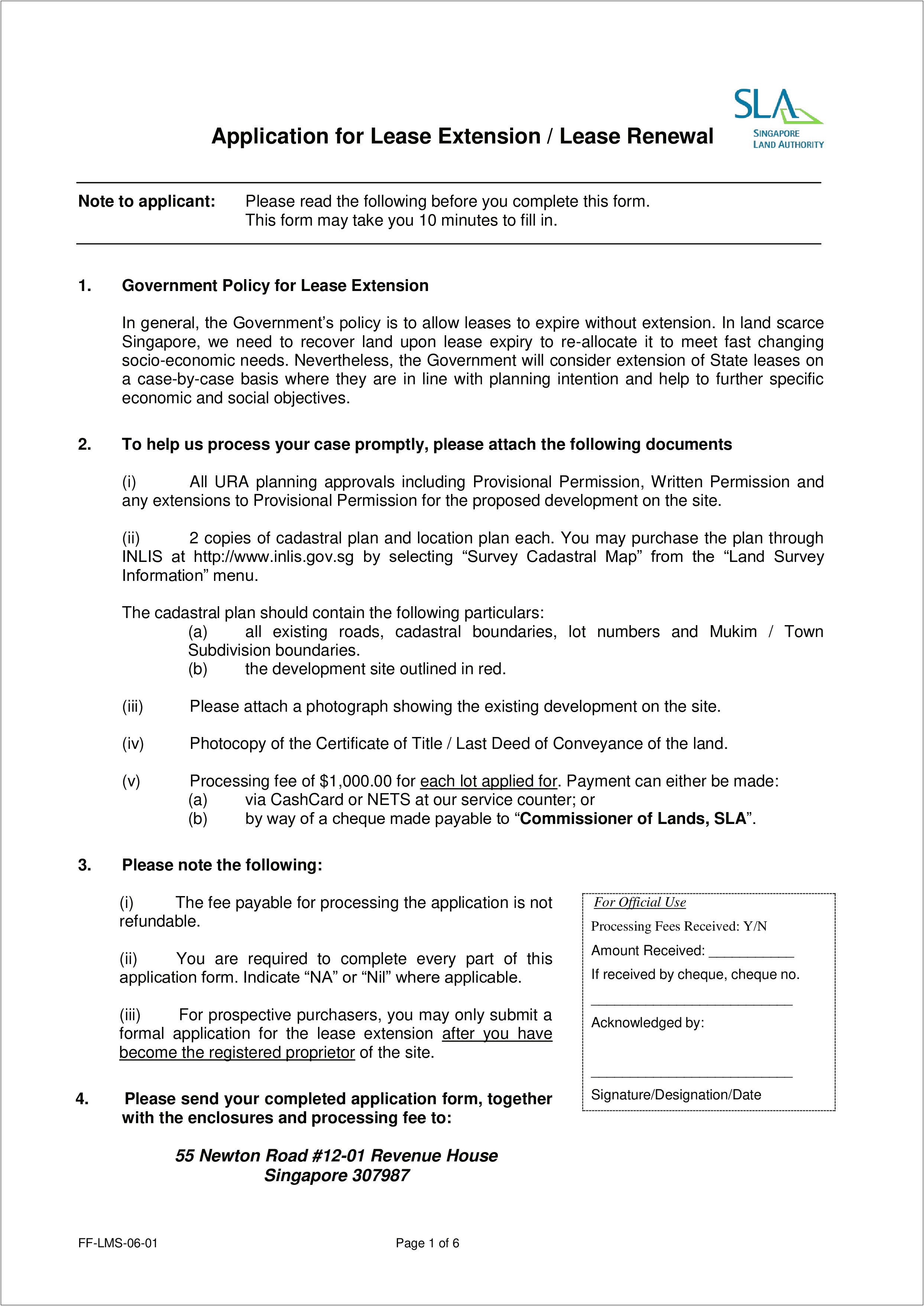 Renewal Of Tenancy Agreement Letter Template