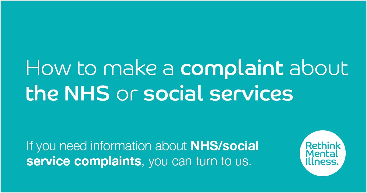 Reply To Complaint Letter Template Nhs