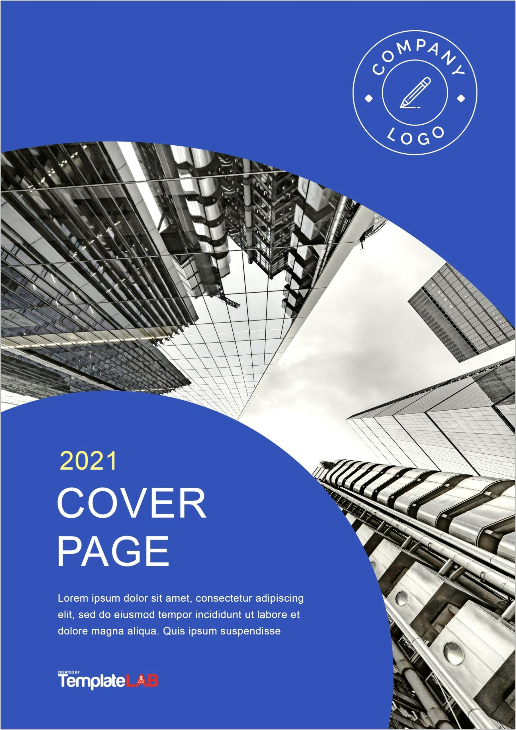 Report Cover Page Template Word Free