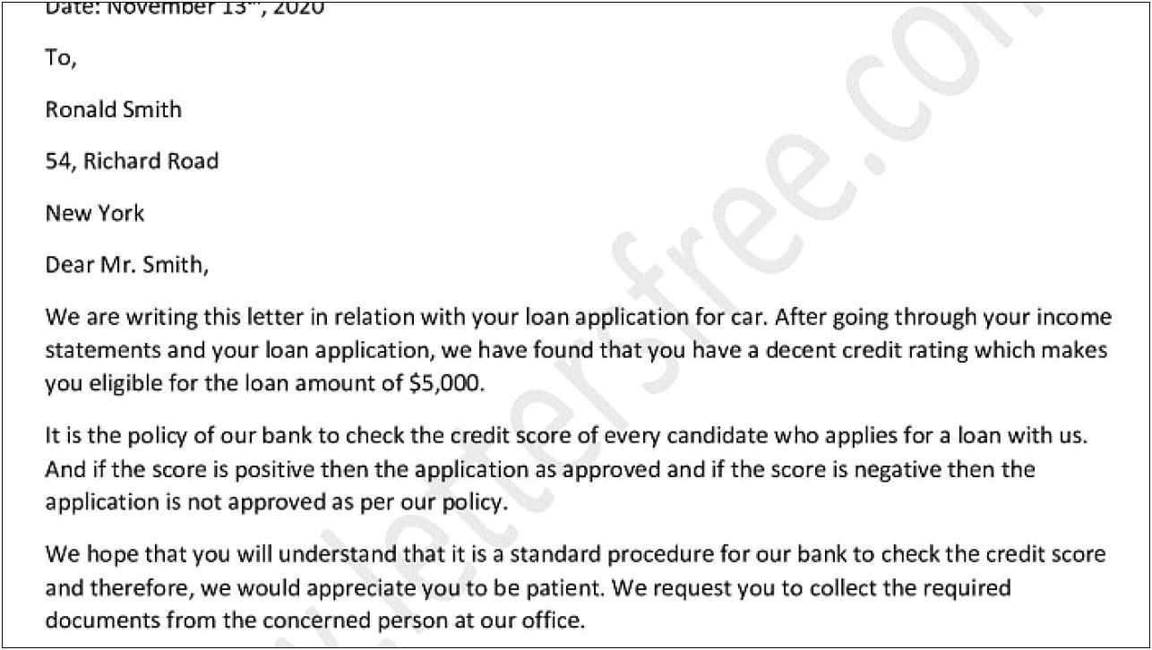 Request For Credit Note Letter Template