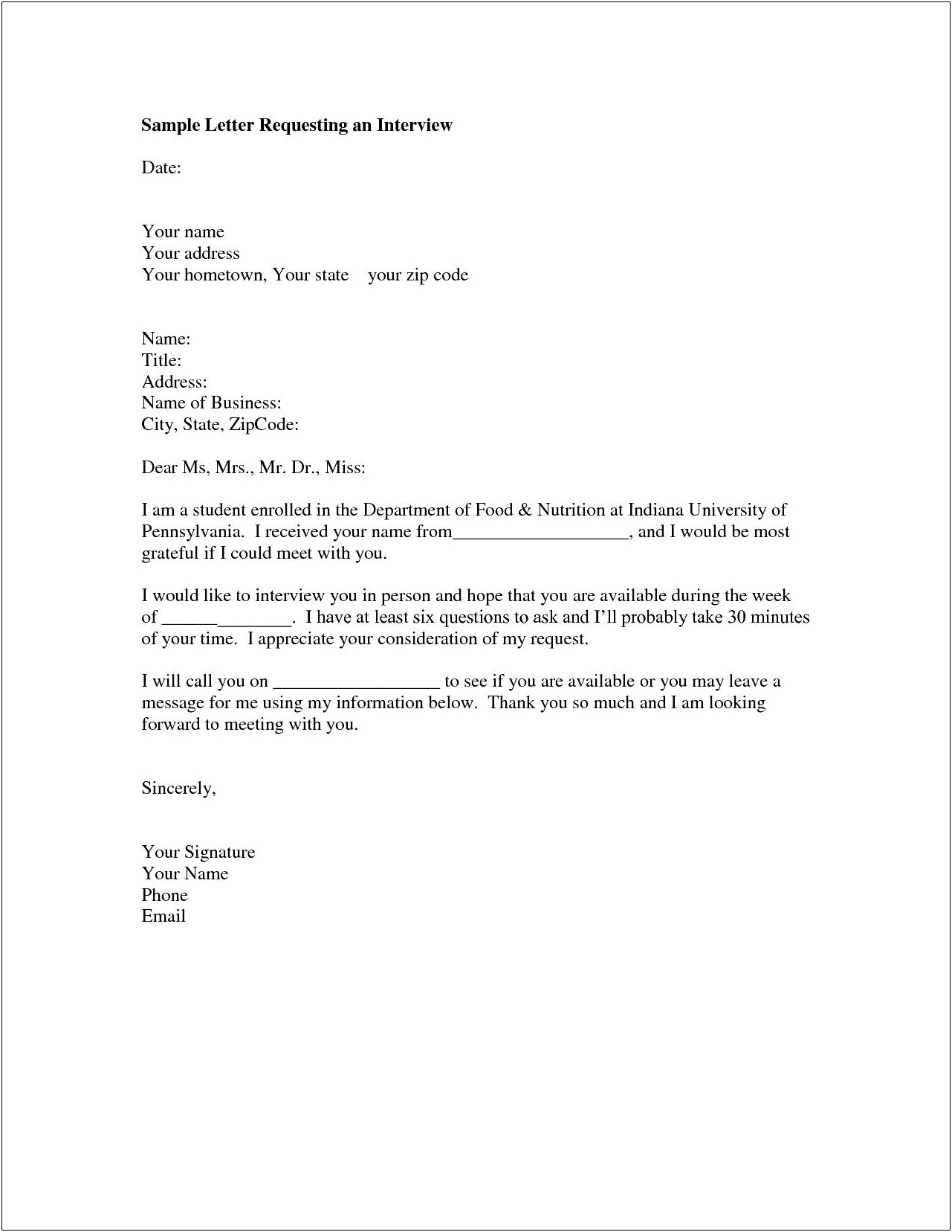 Request For Sales Tax Exemption Cover Letter Template