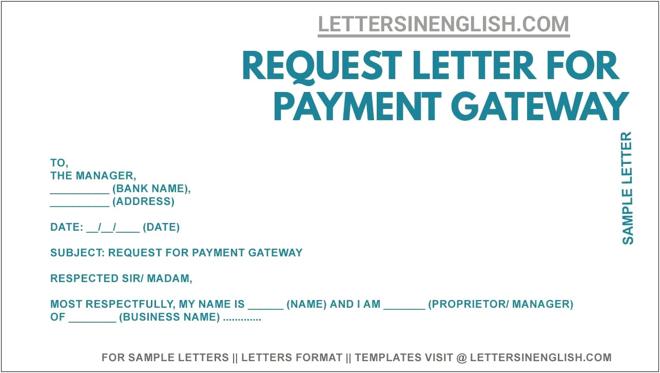 Request To Remit Payment Of Invoice Template Letter